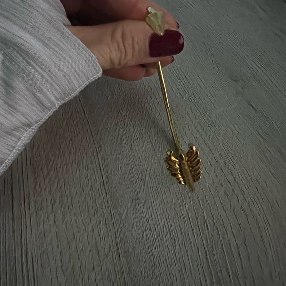 STELLA AND DOT GILDED ARROW CUFF BRACELET - Picture 2 of 2